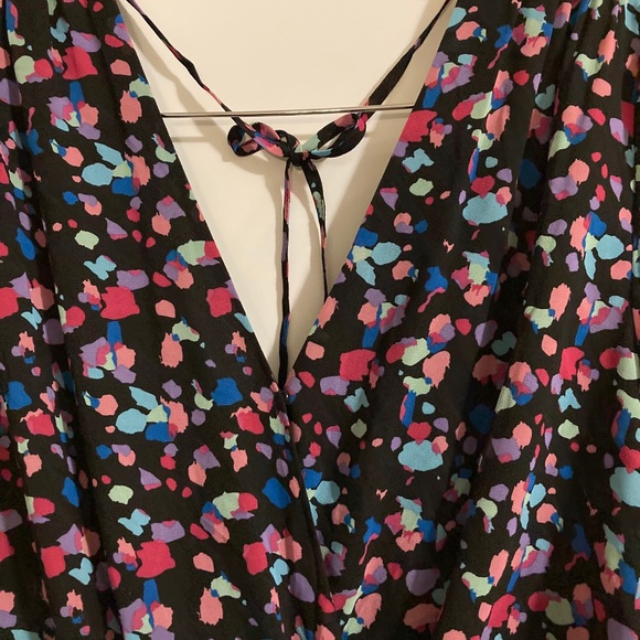 Leyden Black Printed Sheath Short Dress Size XL - Picture 6 of 12